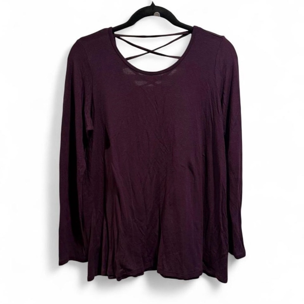 GG Collection Rich Plum Long Sleeve Tee